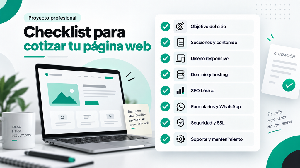 7 factores clave para saber Cuánto Cuesta una Página Web en Colombia 3 Cuánto Cuesta Una Página Web Checklist Para Cotizar Proyecto Web En Colombia